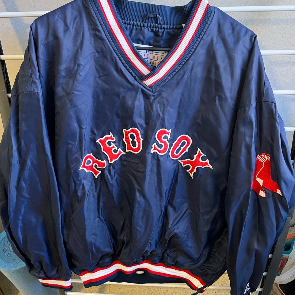Vintage 90’s Red Sox Starter Pullover Jacket